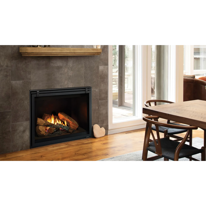 Heat & Glo 8K 42" Direct Vent Gas Fireplace Top/Rear Vent with IntelliFire Touch ignition
