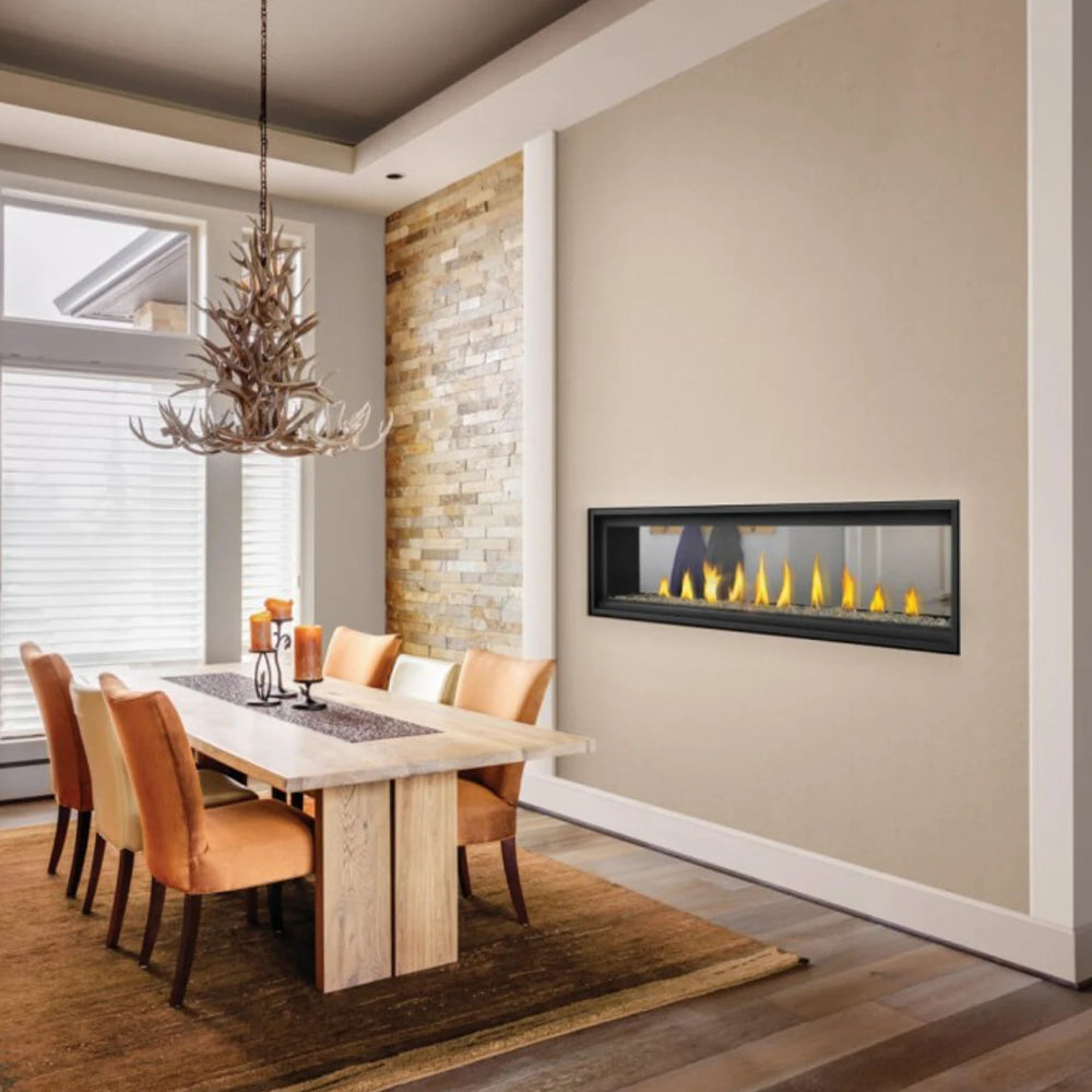 Napoleon Vector 74 See Through Direct Vent Gas Fireplace (LV74N2