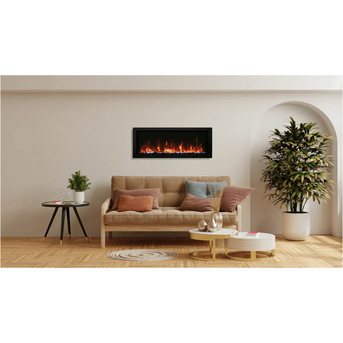 Amantii Panorama BI Slim 72” Smart Electric Fireplace BI-72-SLIM-OD