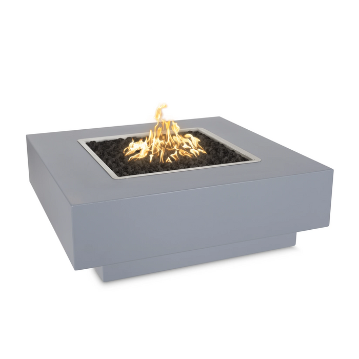 The Outdoor Plus Square Cabo Fire Pit 60" Powder Coated, Match Lit with Flame Sense OPT-CBSQ60PCFSML