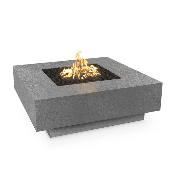 The Outdoor Plus Square Cabo Fire Pit 60" Powder Coated, Spark Ignition with Flame Sense OPT-CBSQ60PCFSEN