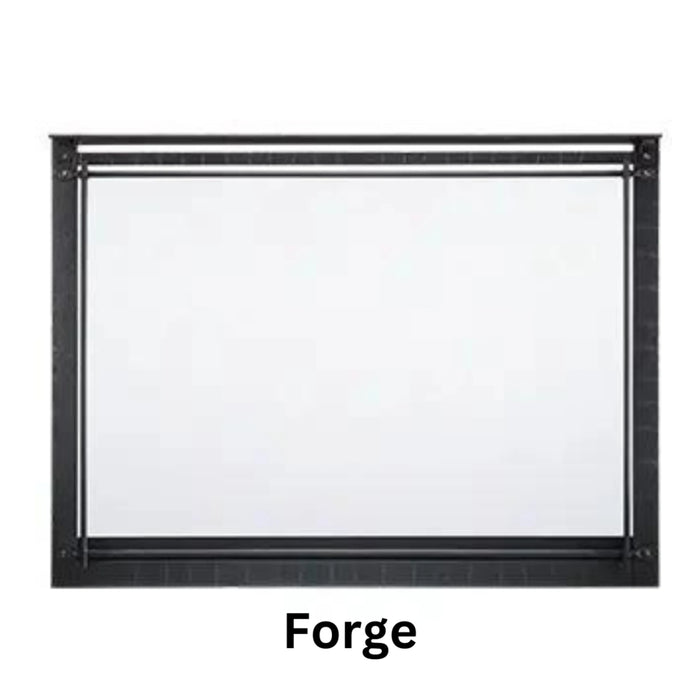 Heat & Glo 6KX 36" Direct Vent Gas Fireplace Top/Rear Vent with IntelliFire Touch ignition & Black Glass Liner & Birch Logs