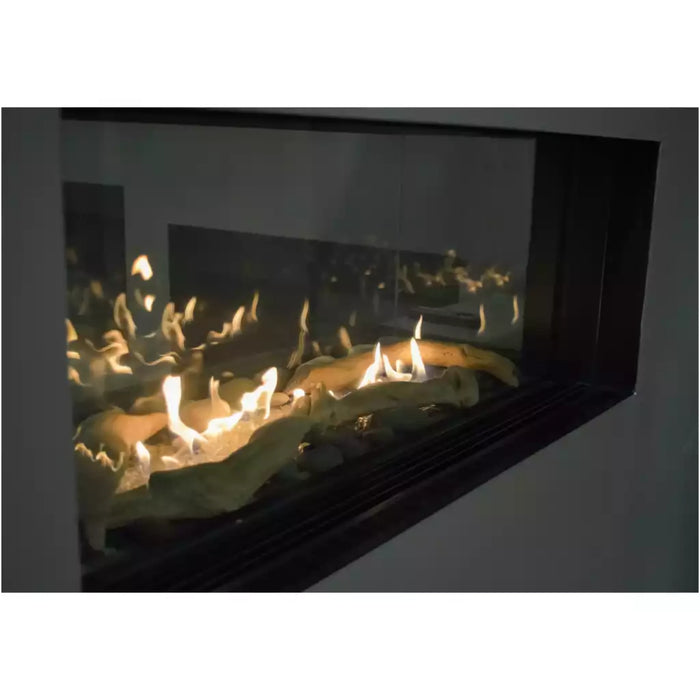 Sierra Flame Lyon 4-Sided See Through Gas Fireplace LYON-48-NG