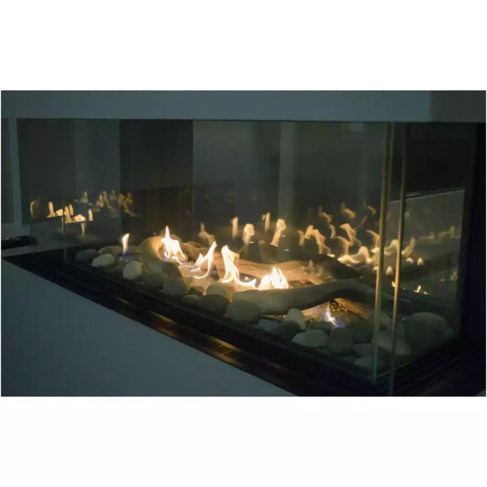 Sierra Flame Lyon 4-Sided See Through Gas Fireplace LYON-48-NG