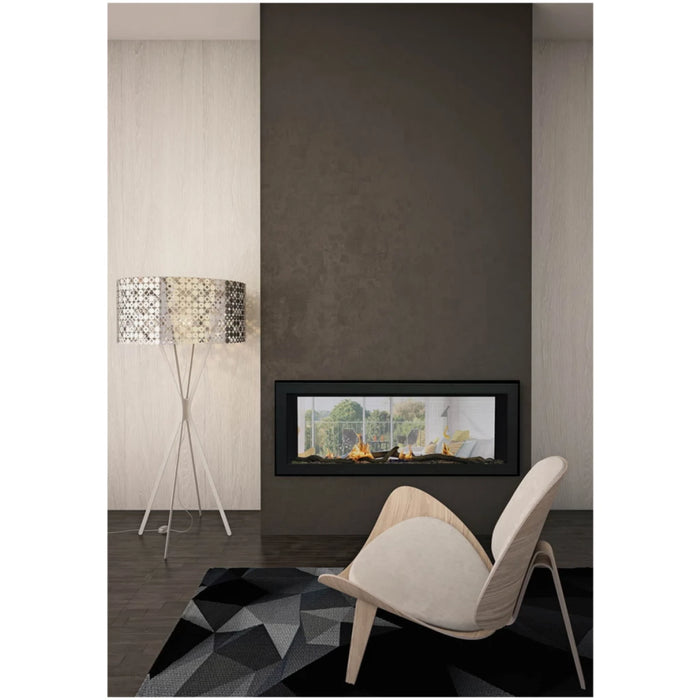 Sierra Flame Emerson 48 See-Thru Gas Fireplace EMERSON-48-DELUXE-NG