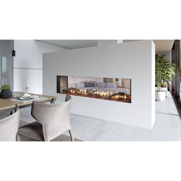 Heat & Glo Primo II 72" See-Through Double-Sided Gas Fireplace PRIMO-II-72ST