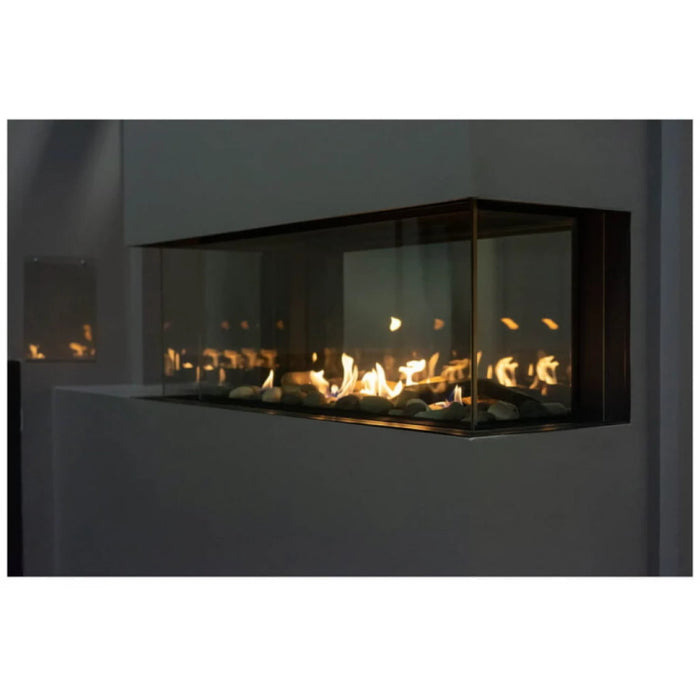 Sierra Flame Lyon 4-Sided See Through Gas Fireplace LYON-48-NG