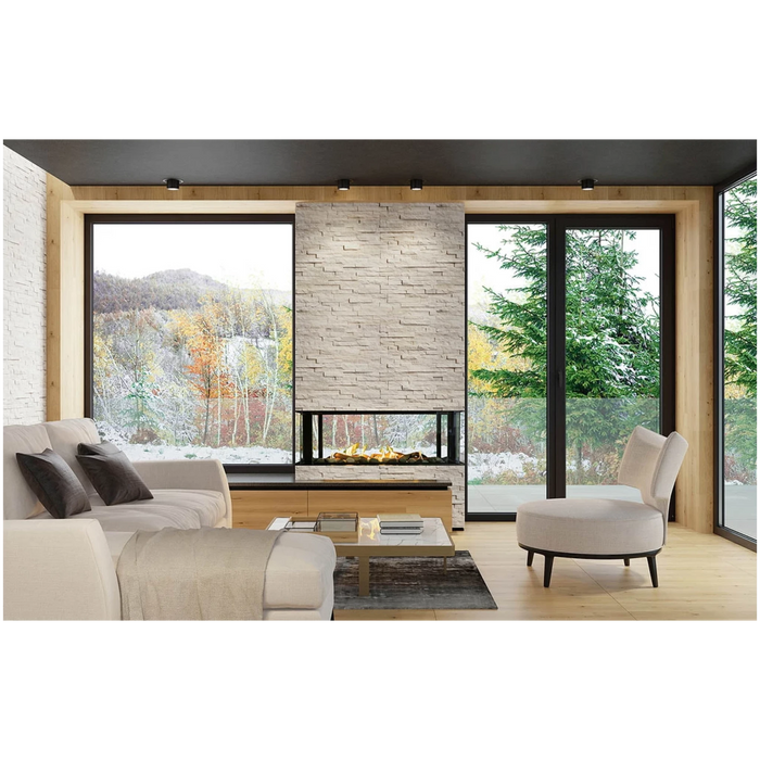 Sierra Flame Lyon 4-Sided See Through Gas Fireplace LYON-48-NG