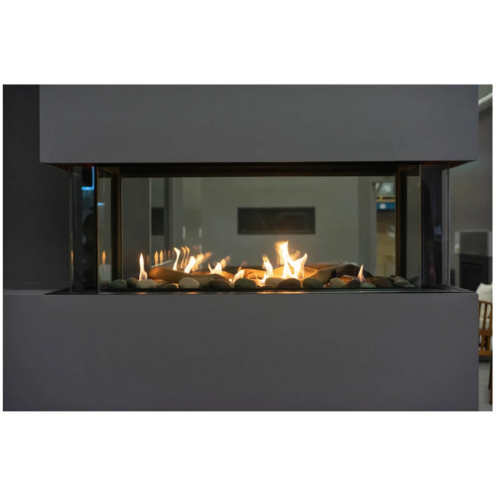 Sierra Flame Lyon 4-Sided See Through Gas Fireplace LYON-48-NG