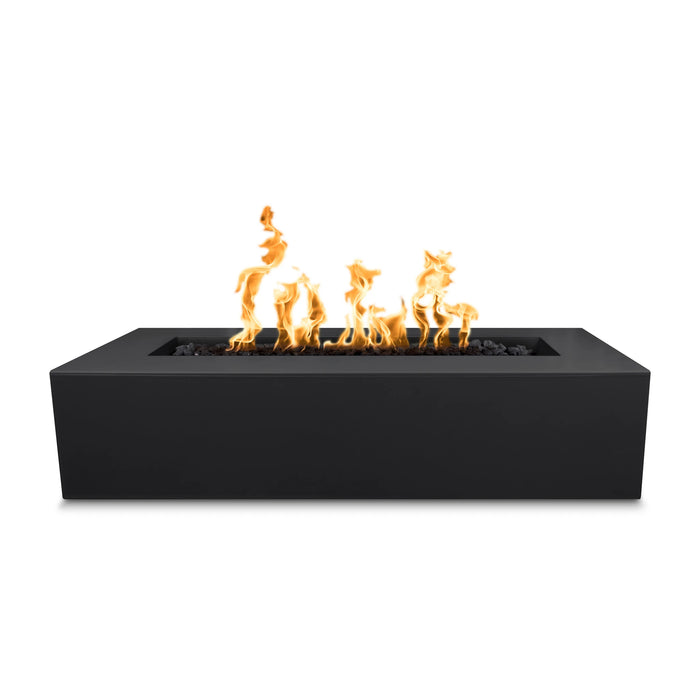 The Outdoor Plus Rectangular Regal Fire Pit 60" GFRC Concrete, Plug & Play Electronic Ignition OPT-RGL60EKIT