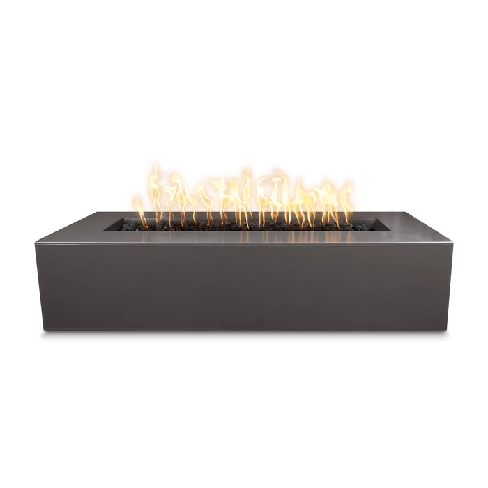 The Outdoor Plus Rectangular Regal Fire Pit 60" GFRC Concrete, Plug & Play Electronic Ignition OPT-RGL60EKIT