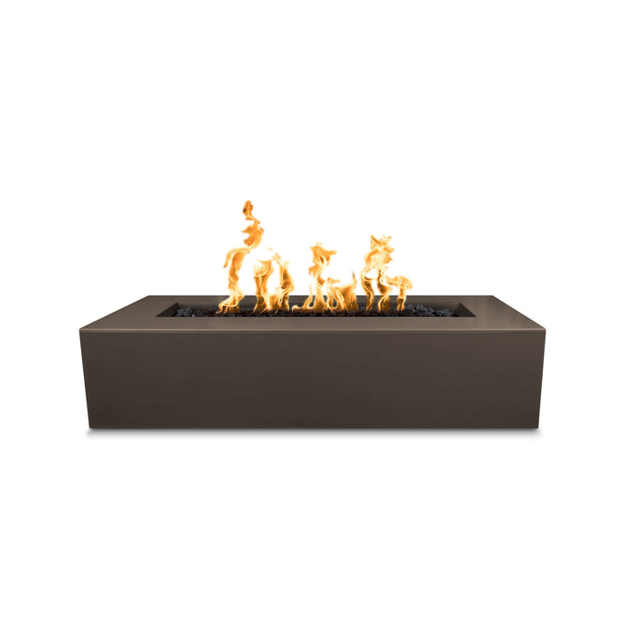 The Outdoor Plus Rectangular Regal Fire Pit 60" GFRC Concrete, Plug & Play Electronic Ignition OPT-RGL60EKIT