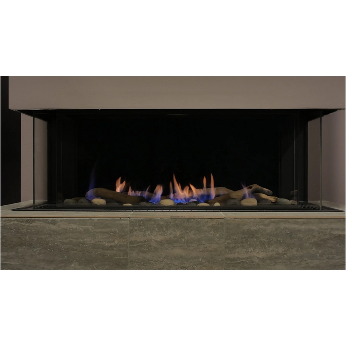 Sierra Flame Toscana 58" 3-Sided Peninsula Gas Fireplace TOSCANA-58-NG
