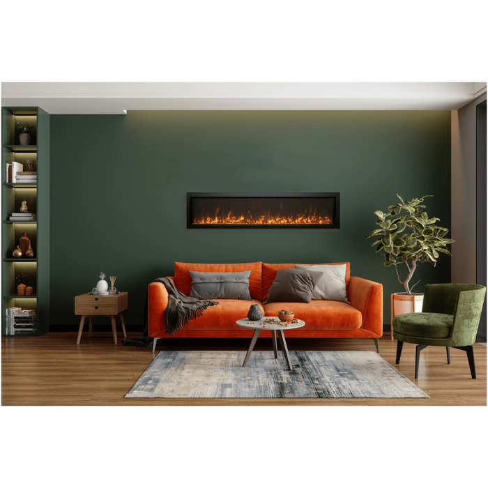 Amantii Panorama BI Extra Slim 50” Smart Electric Fireplace BI-50-XTRASLIM