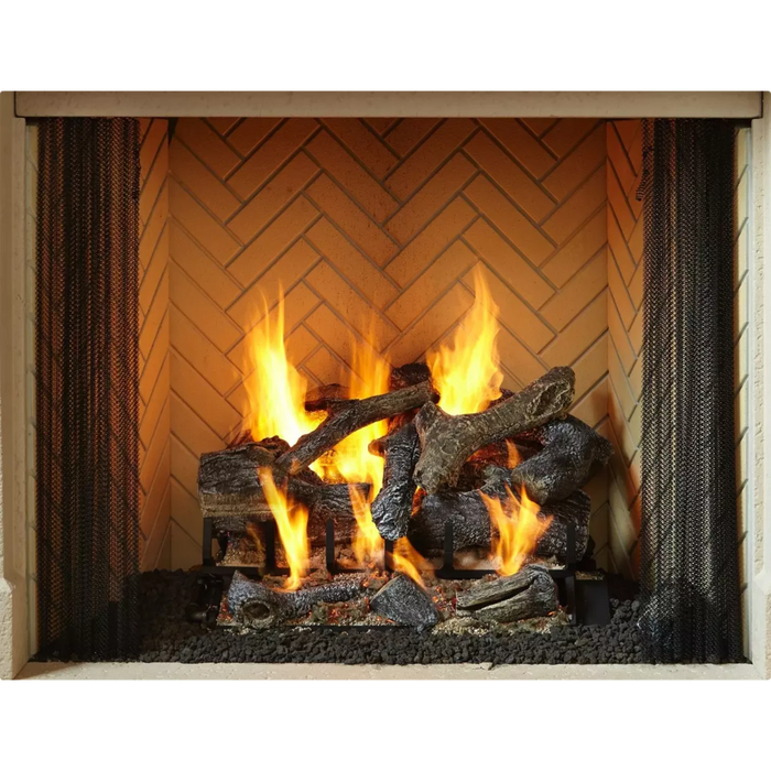 Heat & Glo Rutherford 50" Open Wood Fireplace RUTHERFORD-50-B