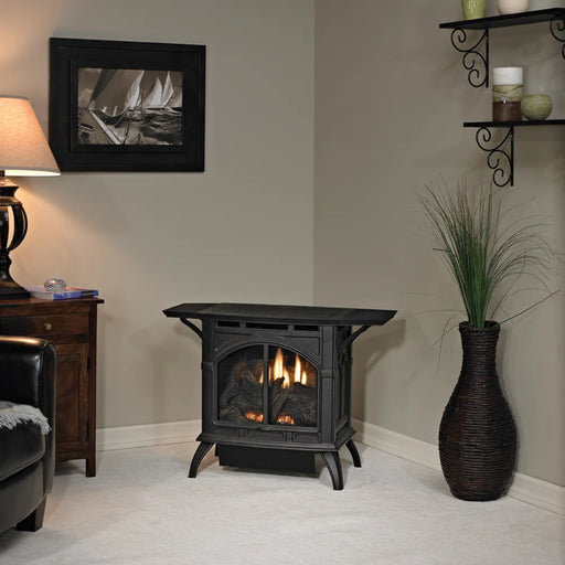 Heat & Glo 6KX 36" Direct Vent Gas Fireplace Top/Rear Vent with Intell ...